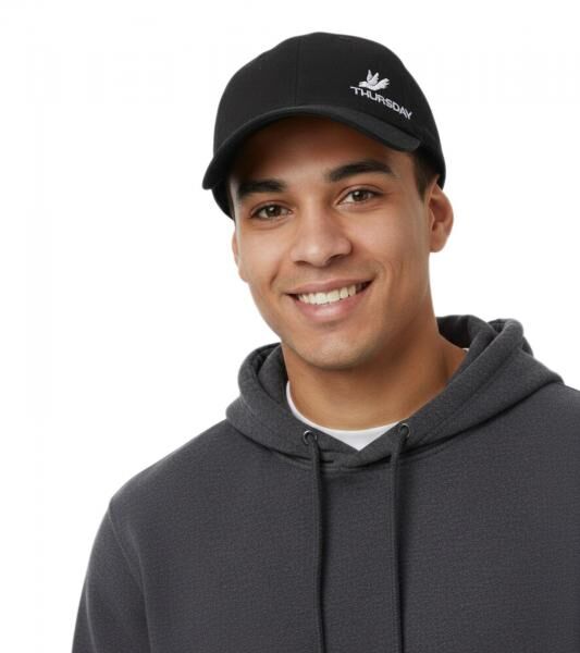 Thursday Unisex Post-Hardcore-Band Trucker-Cap Baseball-Cap mit Logo-Stickerei Fan-M&uuml;tze TC108495THU Schwarz