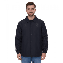 umbro SV Werder Bremen Men's Transition Jacket, Casual Jacket with Kent Collar UMJM0427-060 Black 