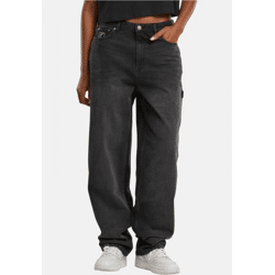 bequeme Karl Kani Damen Jeans mit Baumwolle Schwarz