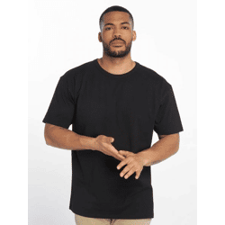 bequemes URBAN CLASSICS Herren T-Shirt Oversize 180 g/m² mit Baumwolle Schwarz