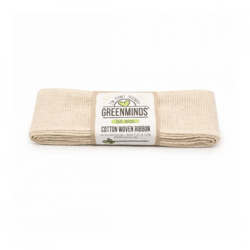 Greenminds Farbband Baumwolle natur 2 m