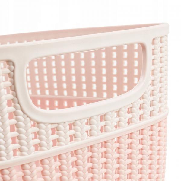 Keeeper Wäschekorb rosa 23,5 cm 3,5 L lose im Palettenkarton
