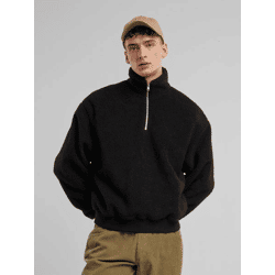 lässiges URBAN CLASSICS Herren Sweatshirt Schwarz