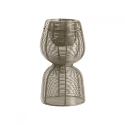 Light & Living Teelichthalter Aroha, Nickel, 24 cm