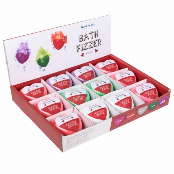 Out of the Blue Bad Seifenblasen Ball Herz 150 gr 5 sortiert