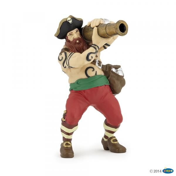 Papo 39439 - Spielfigur - Pirat mit Kanone