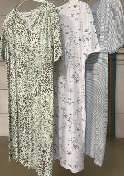 RINGELLA Muster Größe 38 Damen Bigshirt Nachthemd Kurzarm 