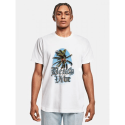 sportliches Mister Tee Herren T-Shirt 200 g/m² mit Baumwolle Weiß