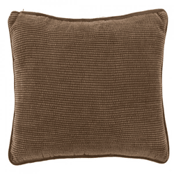 Tiseco cushion Ribble taupe 45 x 45 cm