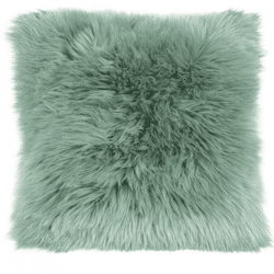 Tiseco cushion sheepskin green chinois 45 x 45 cm
