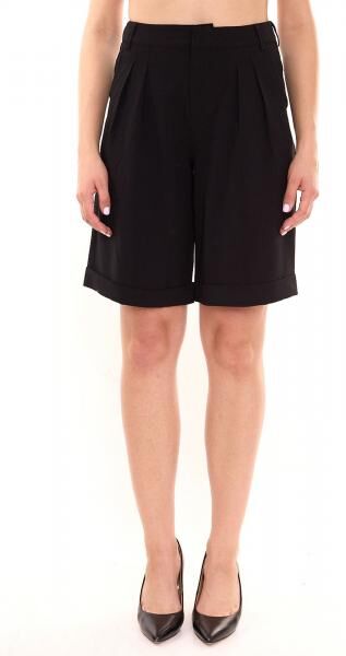 AjC Damen Anzug-Shorts elegante kurze Hose Mode-Bermuda 73405624 Schwarz