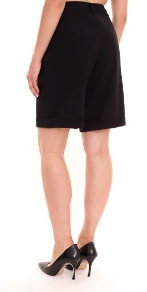 AjC Damen Anzug-Shorts elegante kurze Hose Mode-Bermuda 73405624 Schwarz
