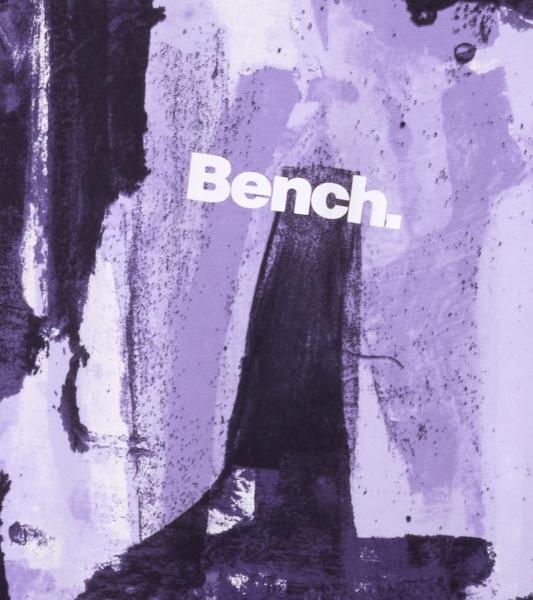 Bench. M&auml;dchen Baumwoll-Shirt Kurzarm-Shirt mit Allover-Print 65280936 Lila