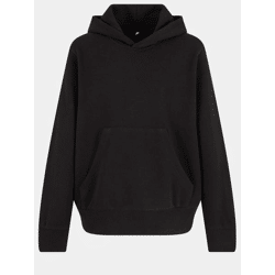 bequemer Urban Classics Unisex Hoodie Rippbündchen Kapuze mit Baumwolle Schwarz