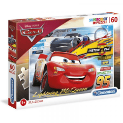 Clementoni 26973 - 60 piece jigsaw puzzle - Supercolor - Disney Cars 3