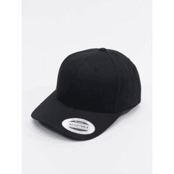 coole Flexfit Unisex Cap 283 g/m² mit Baumwolle Schwarz