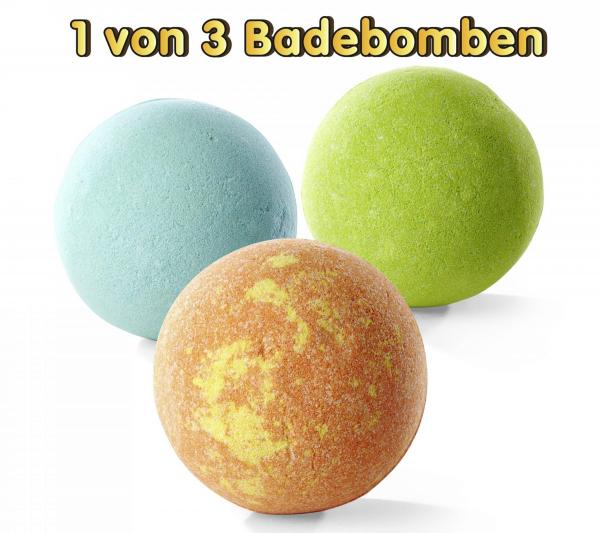 GLIBBI DINO Surprise gef&uuml;llte Kinder Badebomben mit Dinosaurier Sammelfiguren ab 3 Jahren 100gr 105953717 Blau, Gr&uuml;n oder Orange