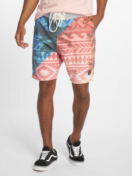 l&auml;ssige Just Rhyse Herren Shorts Blau/Rot