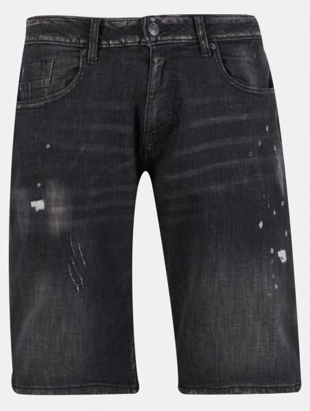 leichte 883Police Herren Shorts Stretch mit Baumwolle Schwarz