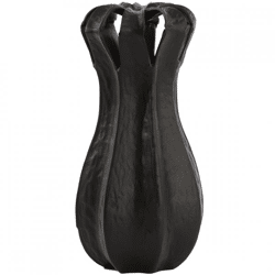 Light and Living Vase Abajo mattschwarz 43 cm