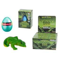Magic egg, lizard, 4/s, approx. 6cmH