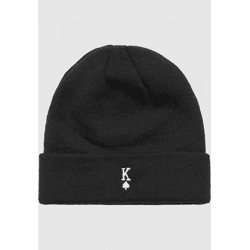 moderne Mister Tee Herren Cap Oversize Ketten-Detail 64 g/m² Schwarz
