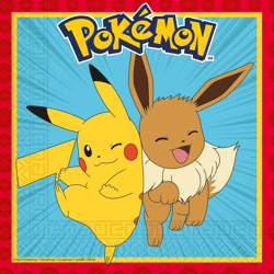 Pokemon - 20 Next Generation Servietten - 33 x 33 cm