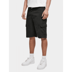 sommerliche URBAN CLASSICS Herren Shorts 320 g/m² mit Baumwolle Schwarz