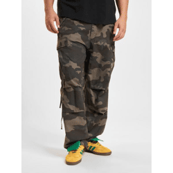 stylische Brandit Herren Jeans Kordelzug Taschen Camouflage