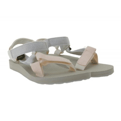 TEVA Original Universe Damen Trekking-Sandale leichte Freizeit-Schuhe glitzernd Outdoor-Sandale 1135370/PMML Silber/Rosa/Grau