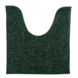 Toilettenvorleger grün Polyester 45 x 50 cm