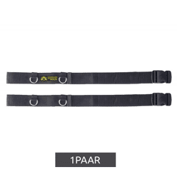Verstellbare 1 Paar CROSSOVER SYMMETRY Befestigungsgurte mit D-Ringen Türgurte Trainings-Gurte Fitness Schwarz