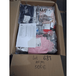 500 € | Mix aus Marken-T-Shirts & Longsleeves, Lot Nr. 687, 100 Stück, Kundenrückläufer Kat. A/B/C, Herren & Damen