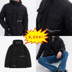 9,20 € | Stock Herrenjacken mit Kapuze, Kategorie A, neu, EU 44/48, deutsche Kataloge, Herbst/Winter/Frühling