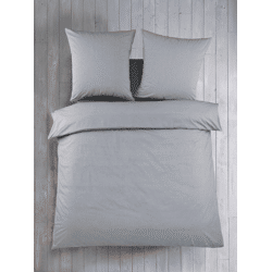 Chambray Bettwäsche 3tlg. - Grau