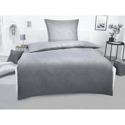 MF Bettwäsche 2tlg. beau reve - Ornament-grau