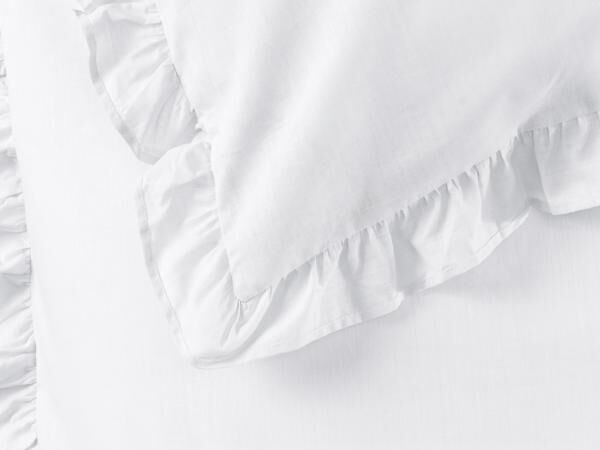 Romantik Bettw&auml;sche 2tlg. - Weiss