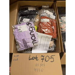 733 € Mix aus Markenkleidern, Lot 705, 55 Stück, Kundenretouren A/B/C, Ware auf Lager, Packliste vorhanden