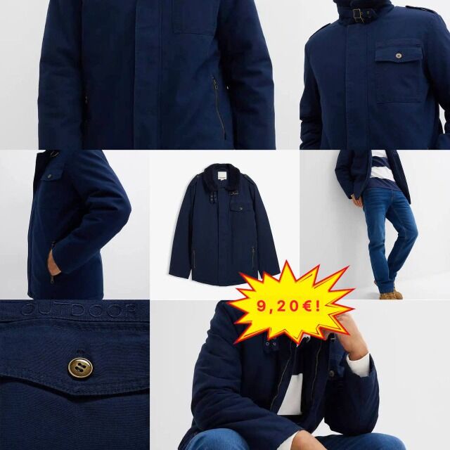 9,20 €/Stk. Stock Herrenjacken mit Kapuze, Kategorie A, Größen 44, 52, 56, ab 100 Stück, neue Ware auf Lager