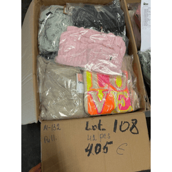 405 € Lot Nr. 108 Mix aus Markenpullovern, 42 Stück, Kundenretouren A/B/C, deutsche Marktplätze, mit Packliste, auf Lager