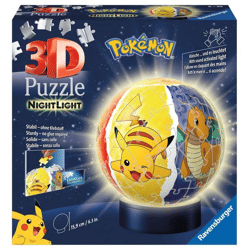 Pokémon - Night light - 3D - Puzzle ball 72 pieces