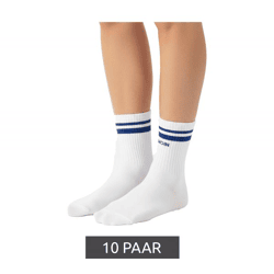 10 pairs of comfortable ZWILLINGSHERZ women's socks, tennis socks with 