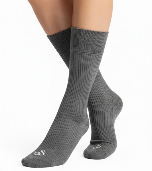 3 Paar SCOTCH & SODA Herren Crew-Socken Amsterdam Rayon Blend Alltags-Strümpfe Einheitsgröße / 41-46 Business-Socken SS43492-030 Grau/Na