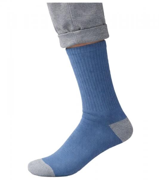 3 Paar SCOTCH & SODA Herren Terry-Crew-Socken Alltags-Str&uuml;mpfe Baumwoll-Socken Gr&ouml;&szlig;e 41-46 Business-Socken SS43491 462 Blau/Wei&szlig;