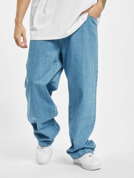 bequeme Southpole Herren Jeans Rei&szlig;verschluss Rippb&uuml;ndchen mit Baumwolle Blau