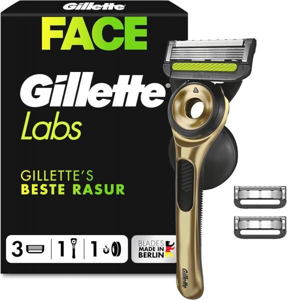 GilletteLabs Rasierer Herren mit Reinigungselement