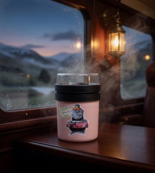 Harry Potter To Go Express 500ml Isolierte Lunchbox mit Deckel f&uuml;r warme & kalte Mahlzeiten Rosa