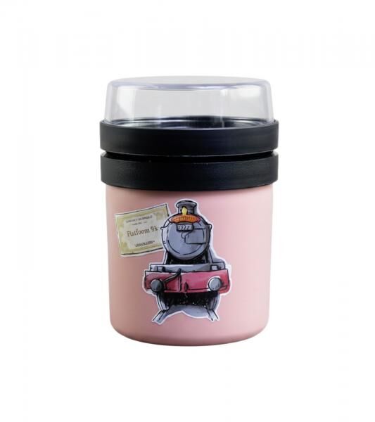 Harry Potter To Go Express 500ml Isolierte Lunchbox mit Deckel f&uuml;r warme & kalte Mahlzeiten Rosa