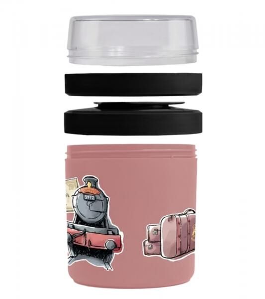 Harry Potter To Go Express 500ml Isolierte Lunchbox mit Deckel f&uuml;r warme & kalte Mahlzeiten Rosa