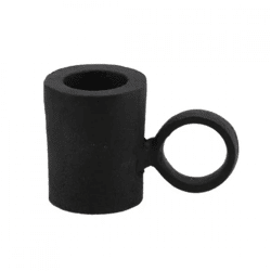 Kerzenhalter Dobra Metall schwarz 7 cm